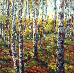 Birches - fall