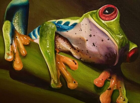 Rainforest Frog Sculpture Workshop at Art One Academy Markham!